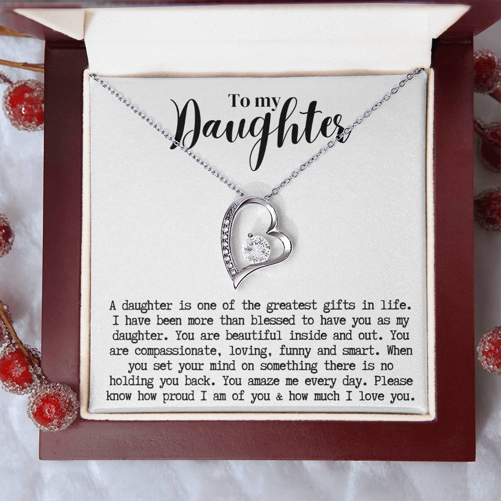 Daughter | Forever Love Necklace w/b
