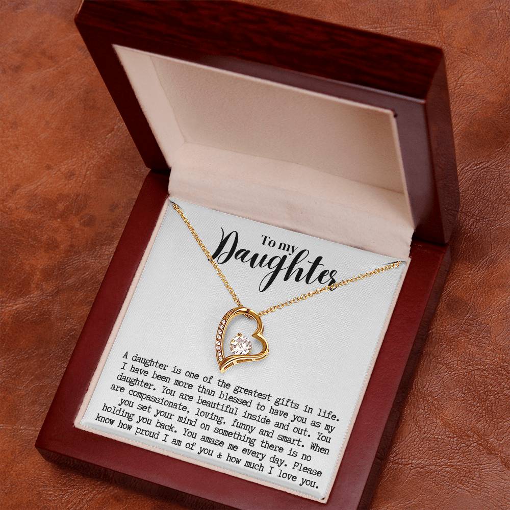 Daughter | Forever Love Necklace w/b
