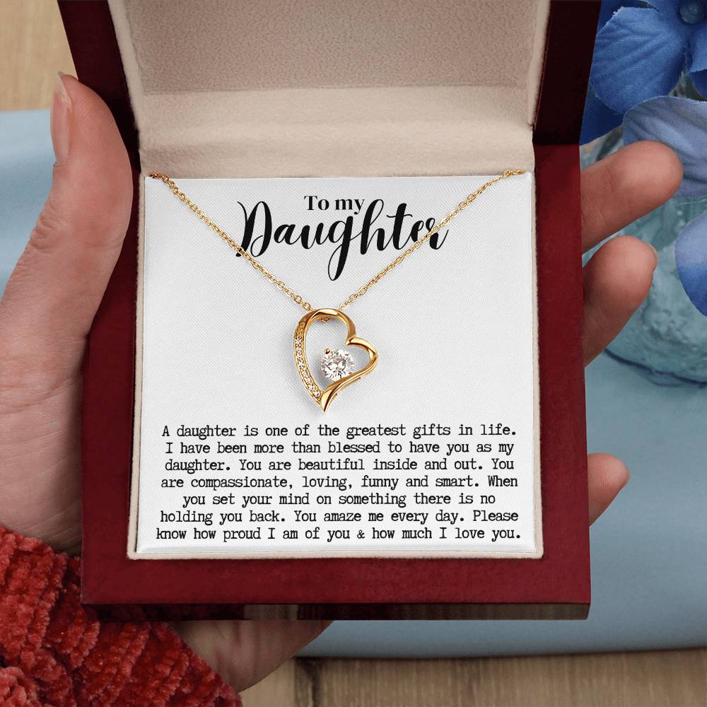 Daughter | Forever Love Necklace w/b