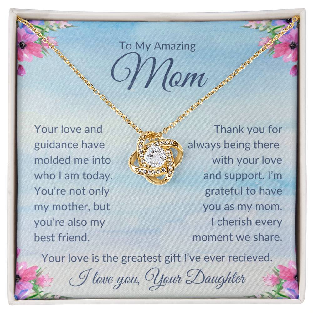 To my Amazing Mom | Love Knot Necklace