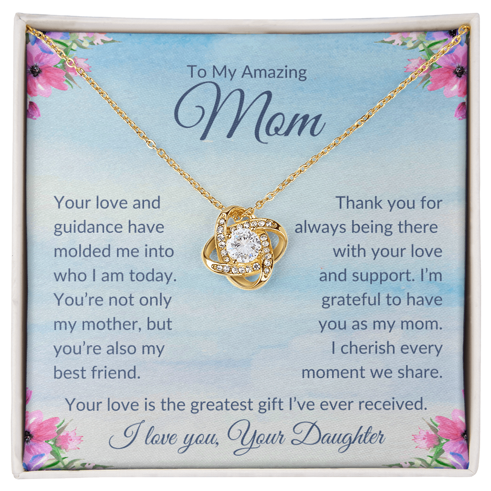 To My Amazing Mom | Love Knot Necklace