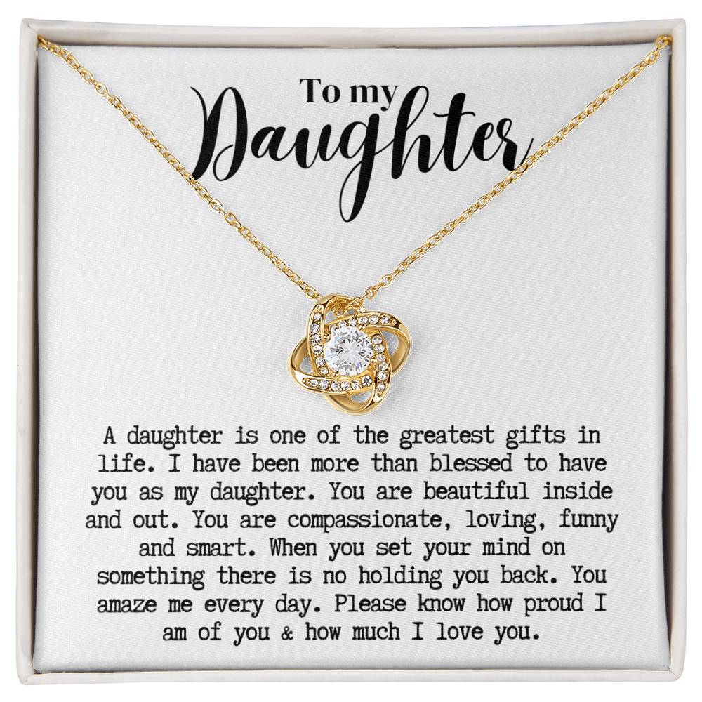 Daughter | Love Knot Necklace