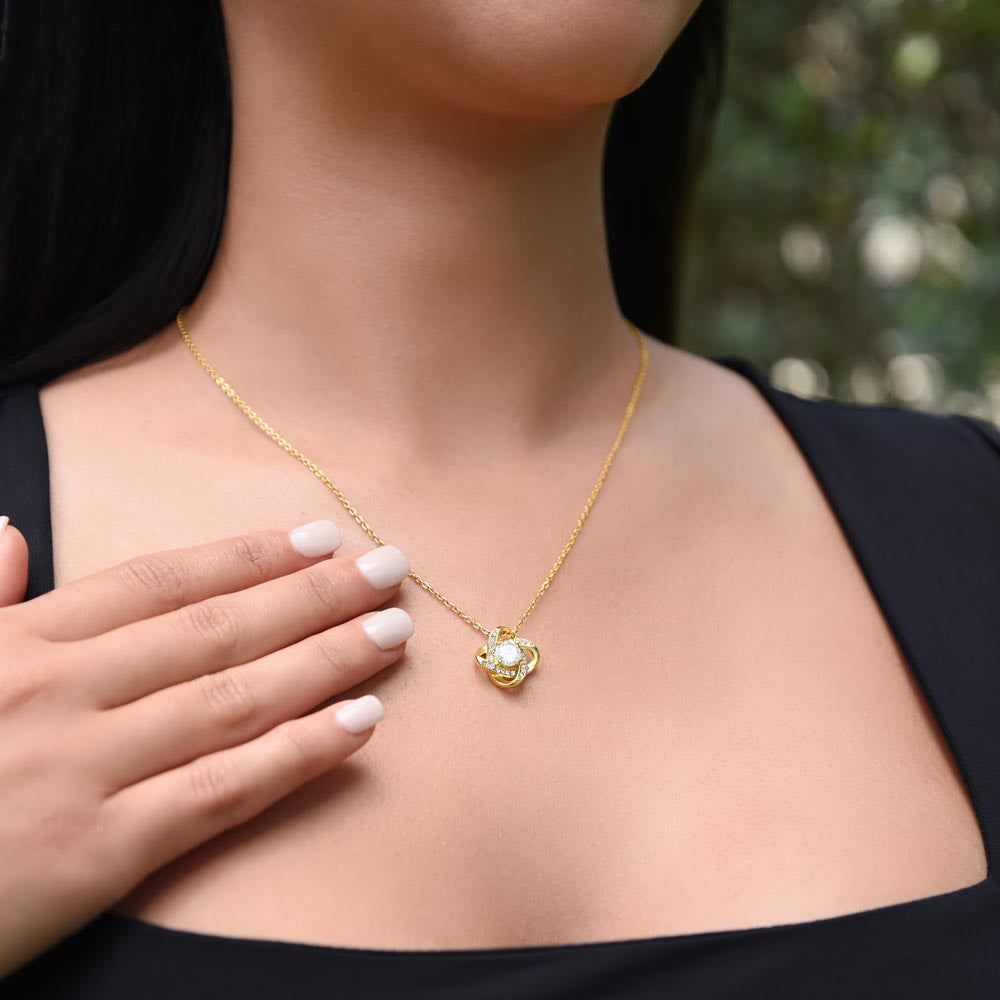 To My Amazing Mom | Love Knot Necklace