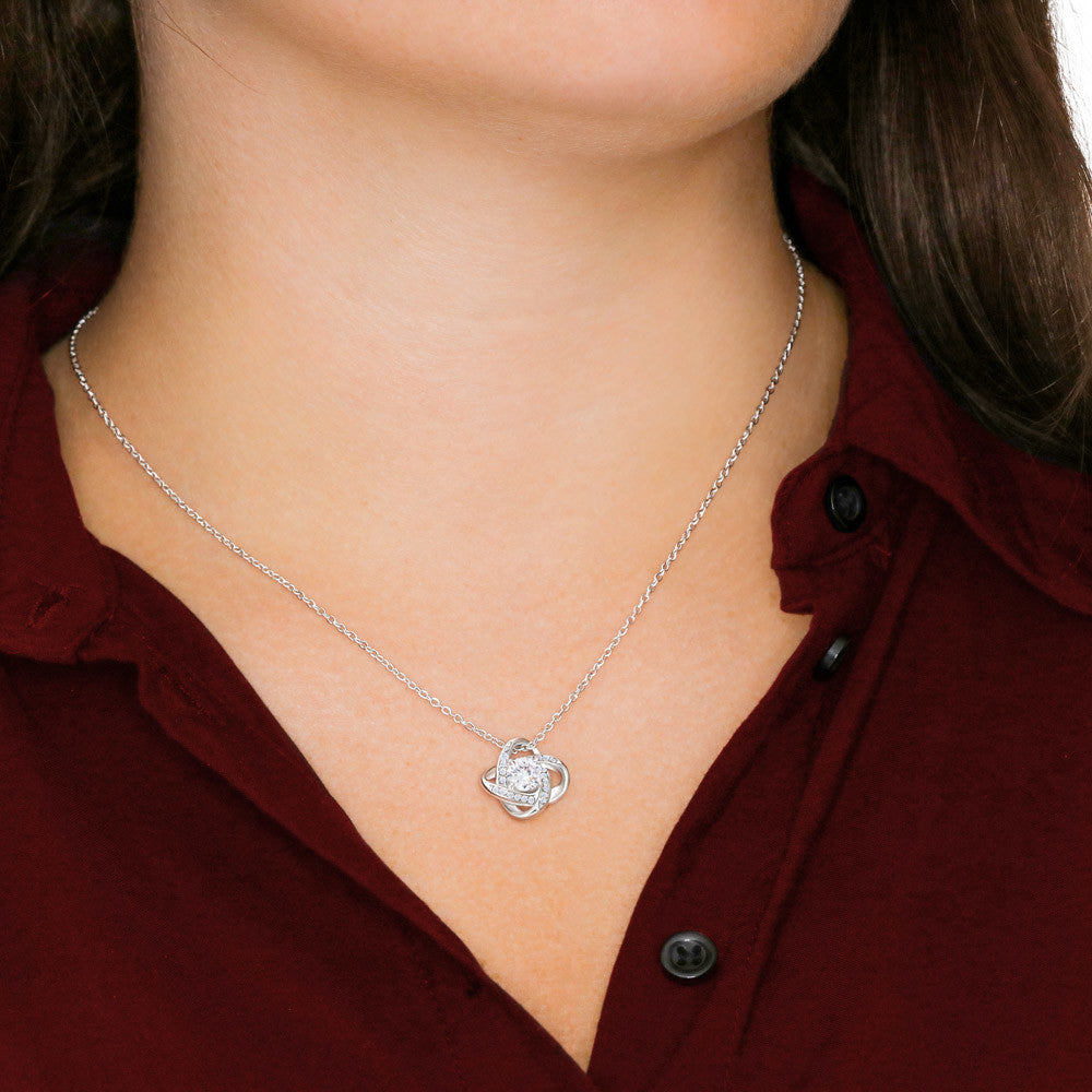 To My Amazing Mom | Love Knot Necklace