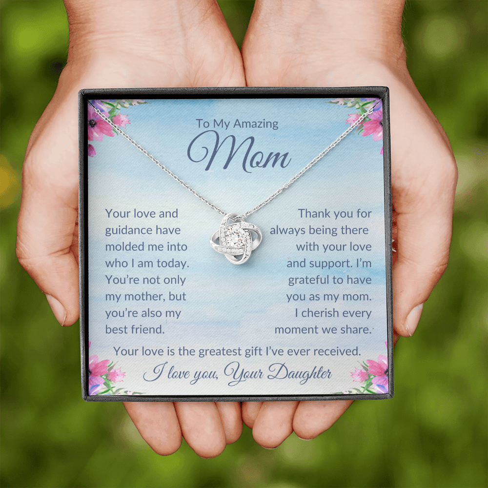 To My Amazing Mom | Love Knot Necklace