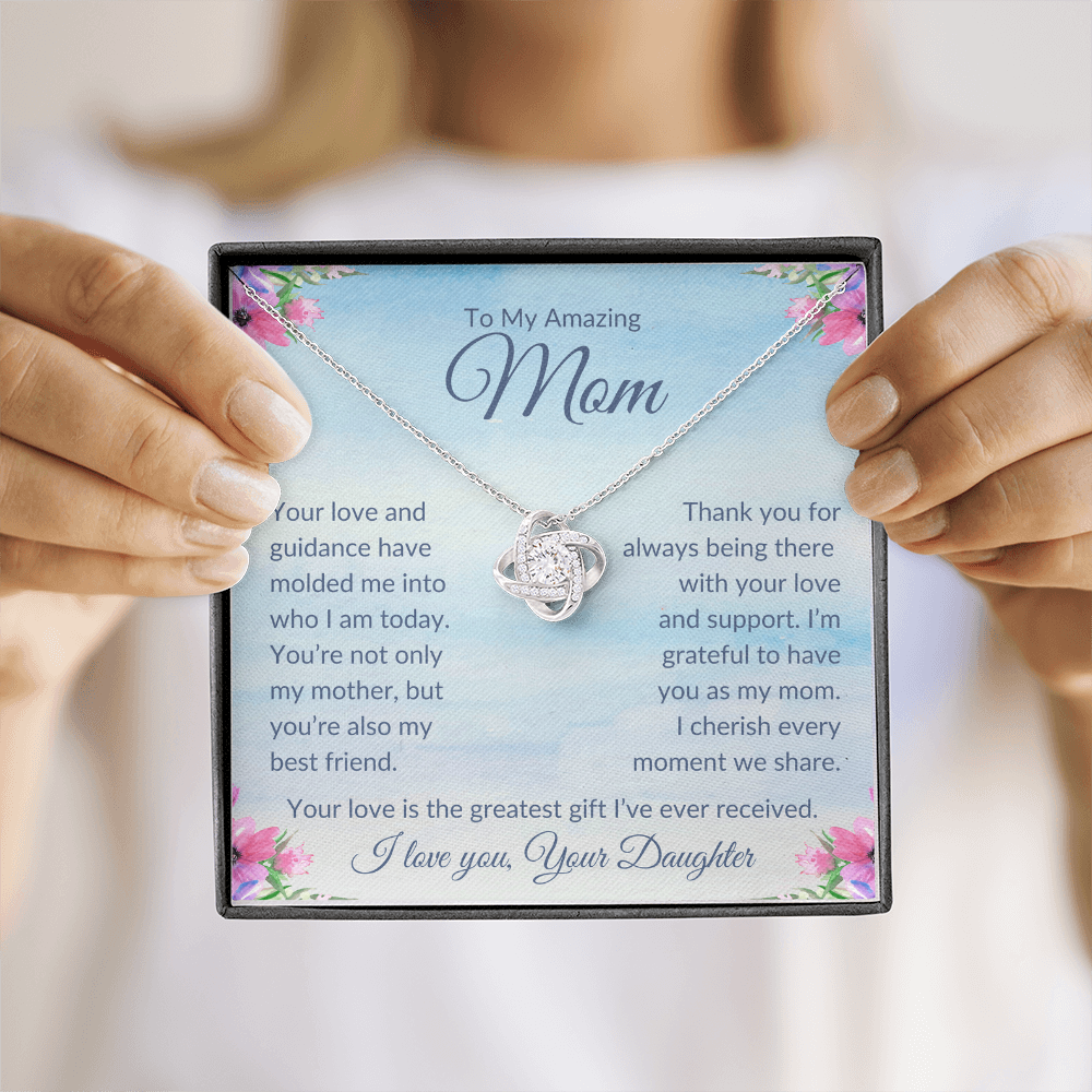 To My Amazing Mom | Love Knot Necklace