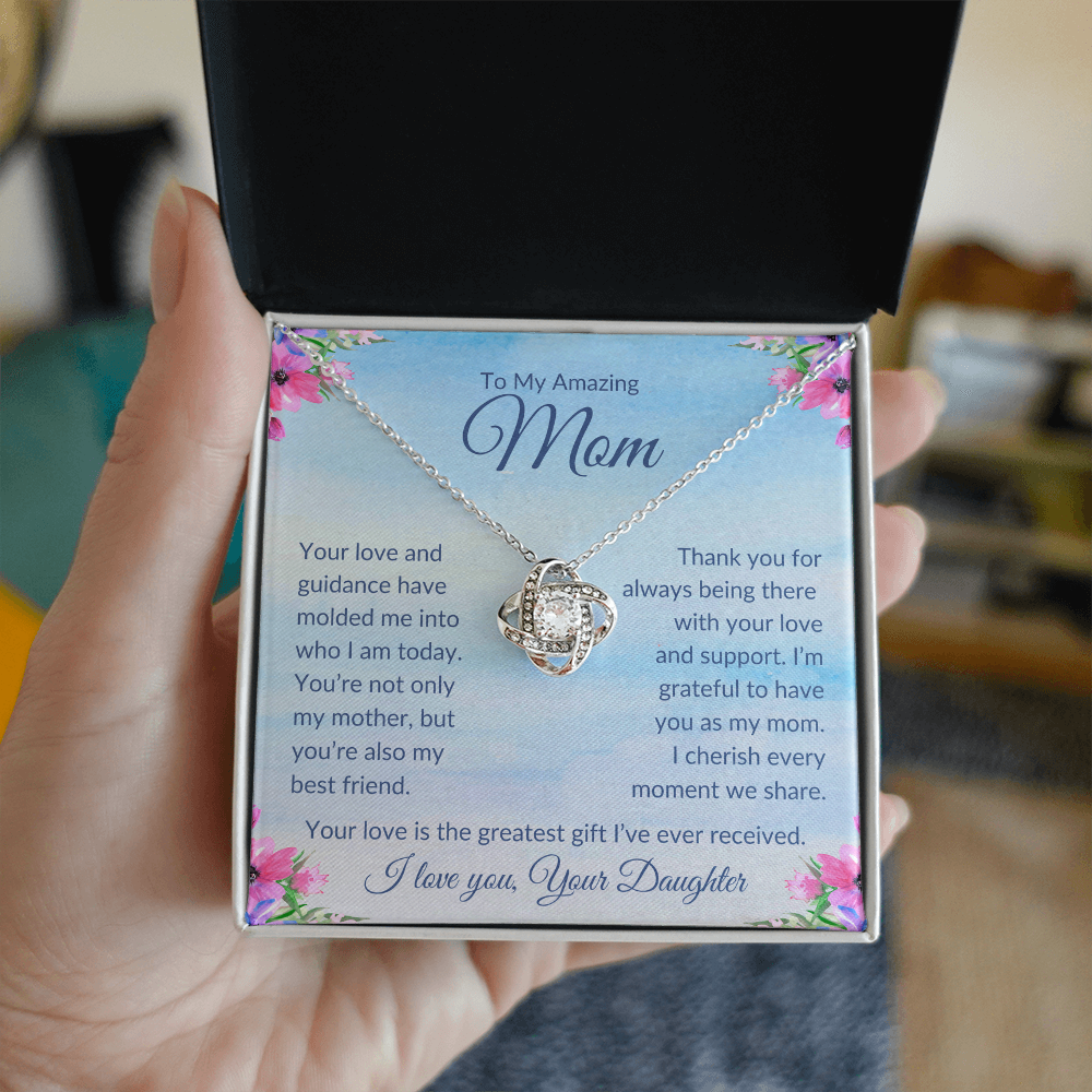 To My Amazing Mom | Love Knot Necklace