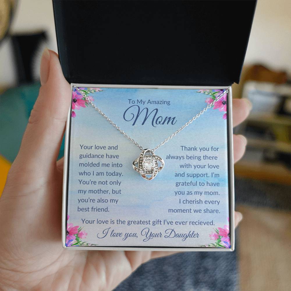 To my Amazing Mom | Love Knot Necklace