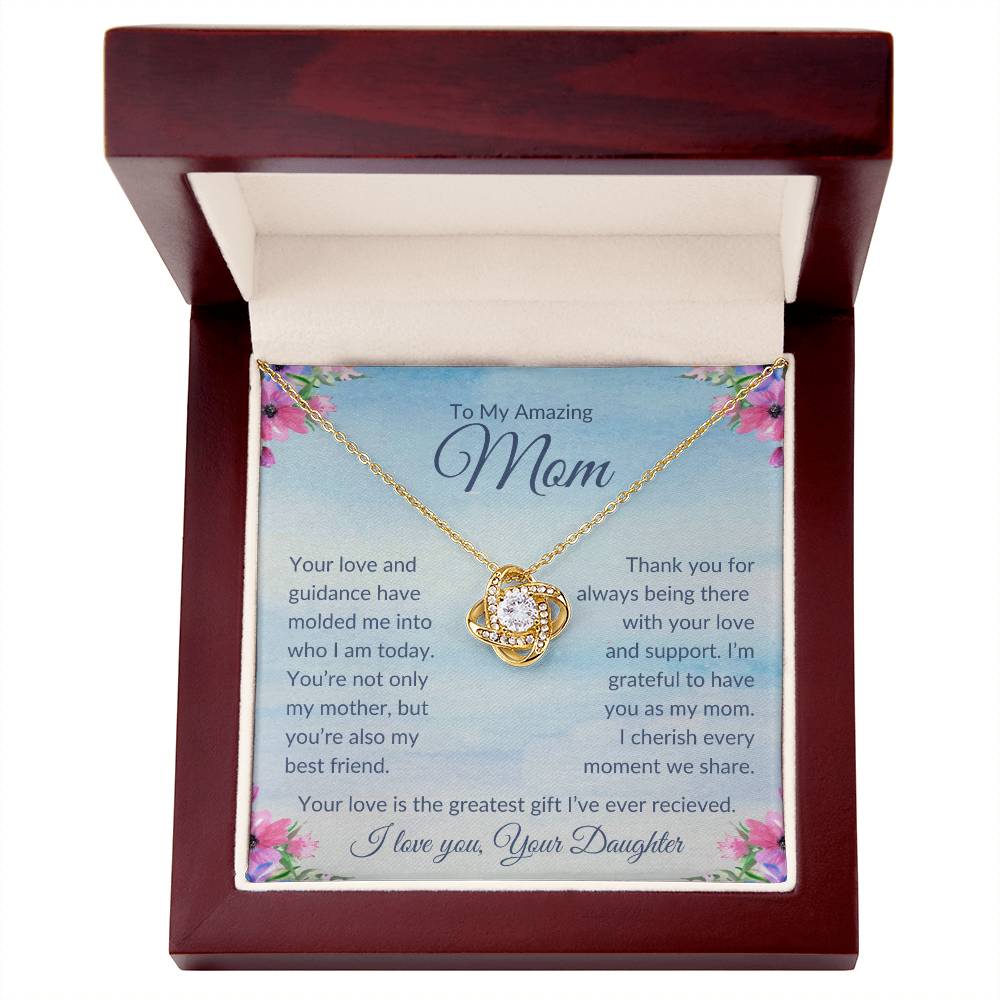 To my Amazing Mom | Love Knot Necklace