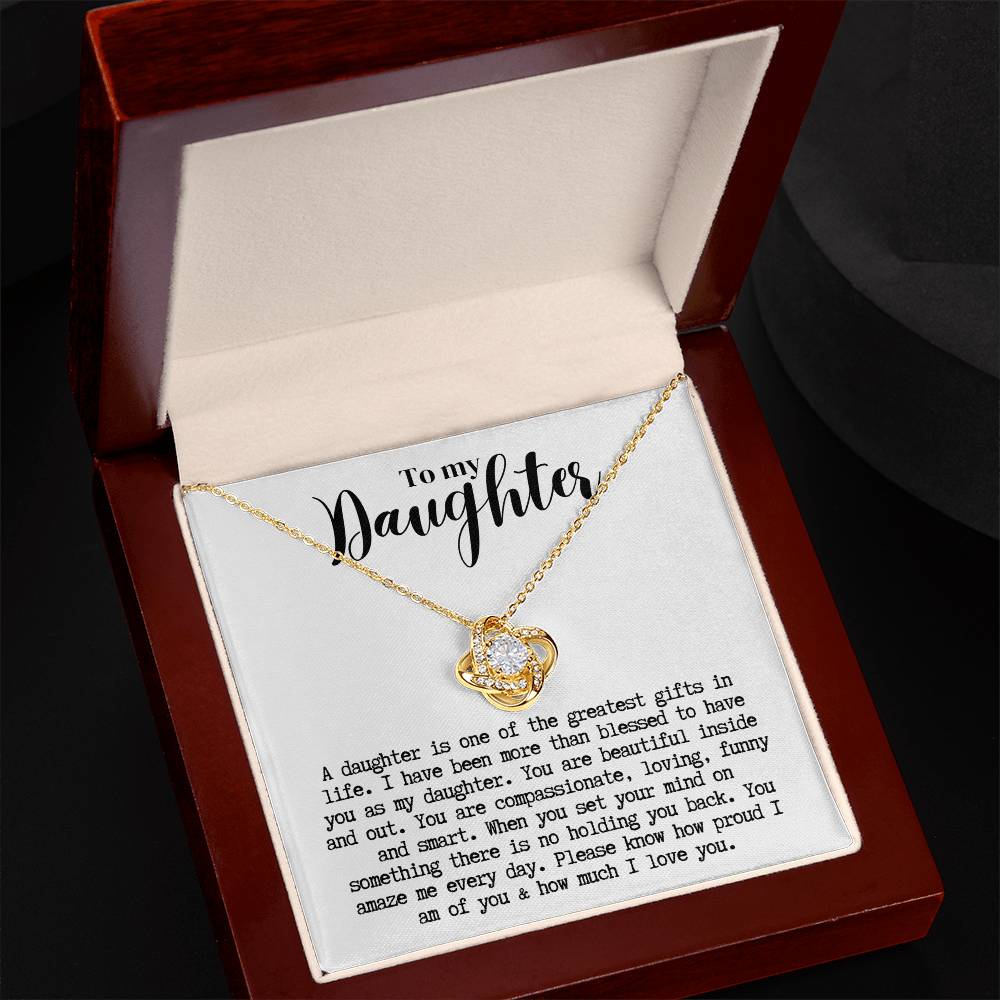 Daughter | Love Knot Necklace