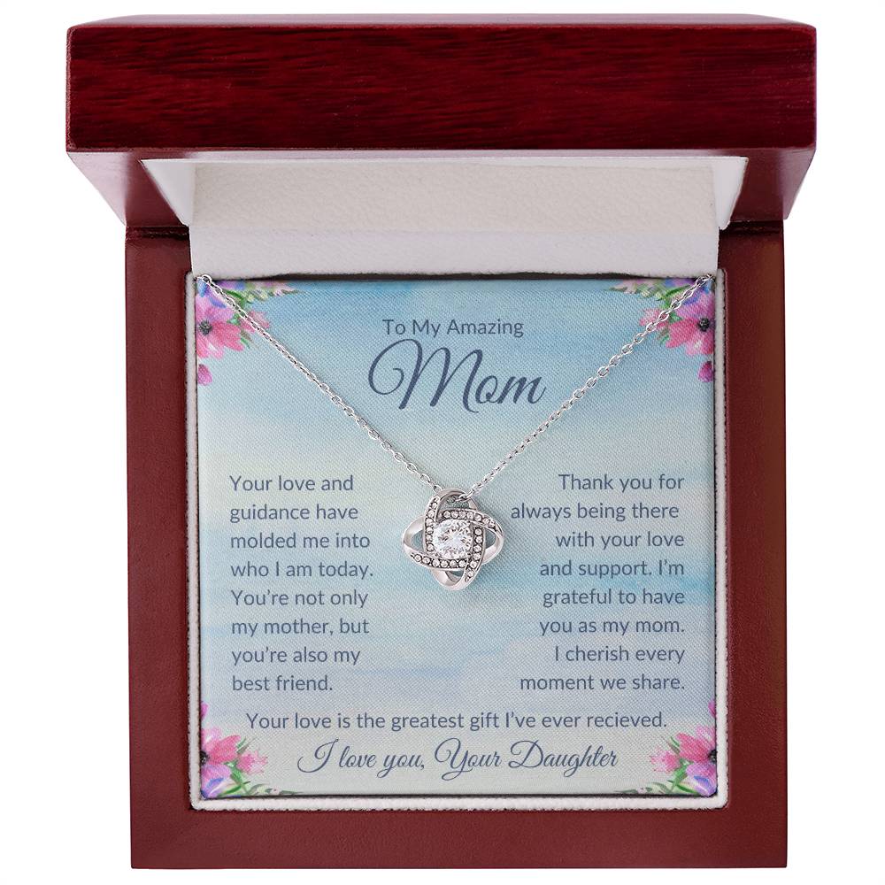 To my Amazing Mom | Love Knot Necklace