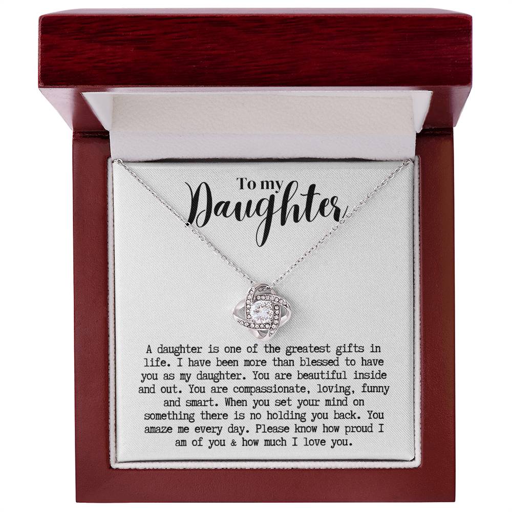 Daughter | Love Knot Necklace