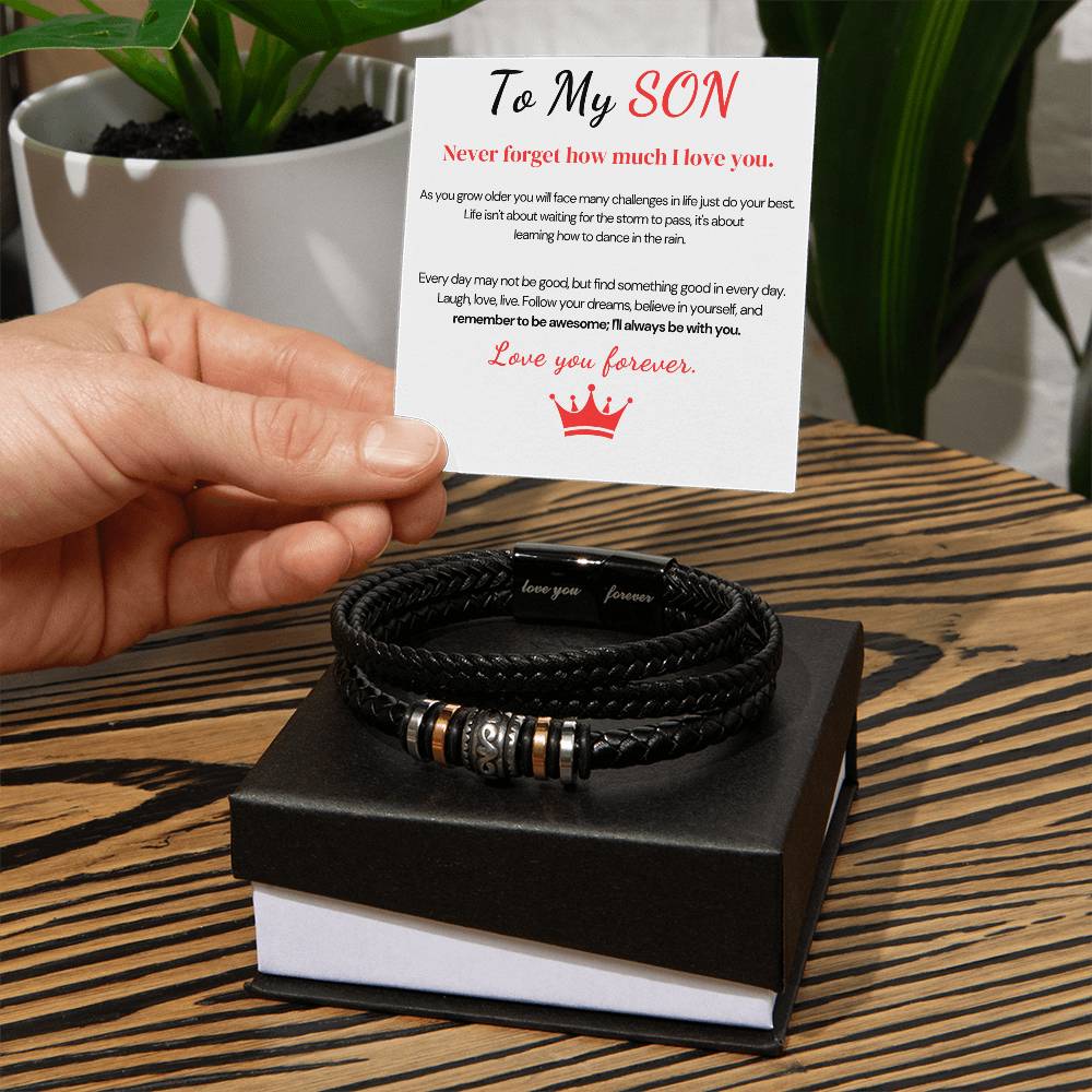 To My SON | Love you Forever Bracelet