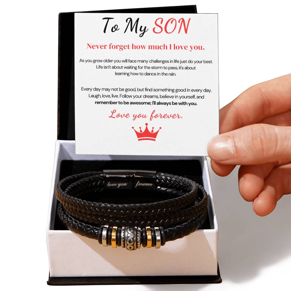 To My SON | Love you Forever Bracelet