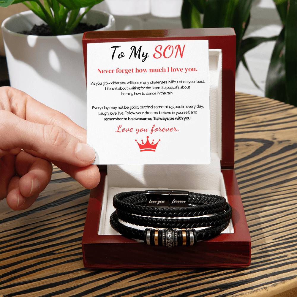 To My SON | Love you Forever Bracelet