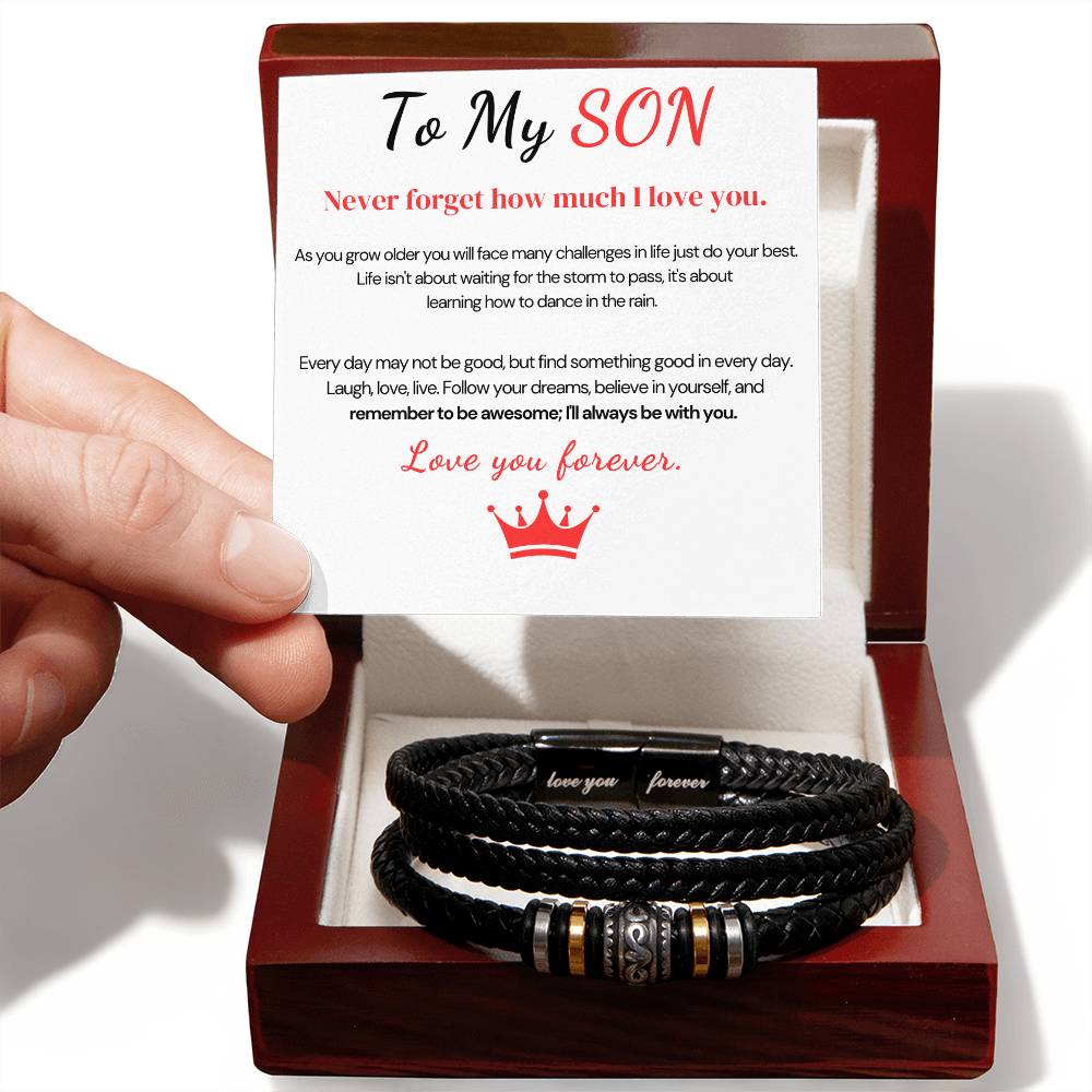 To My SON | Love you Forever Bracelet