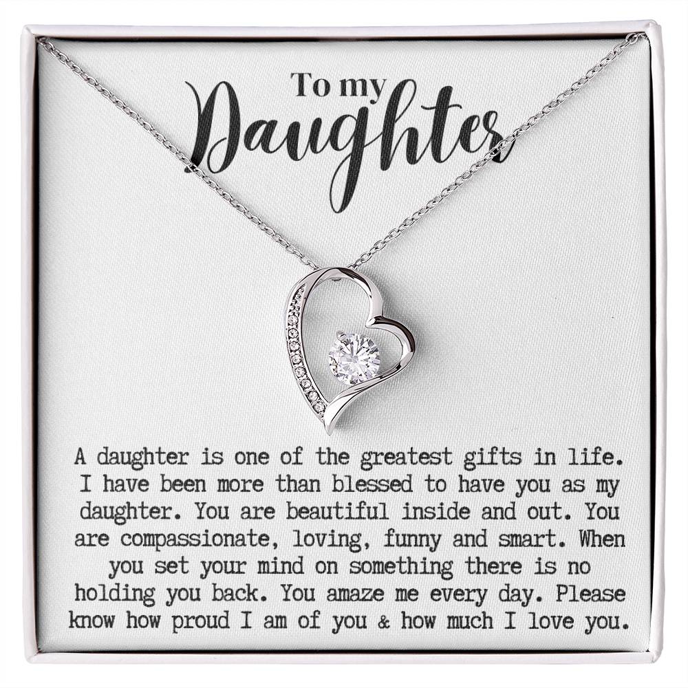 Daughter | Forever Love Necklace w/b