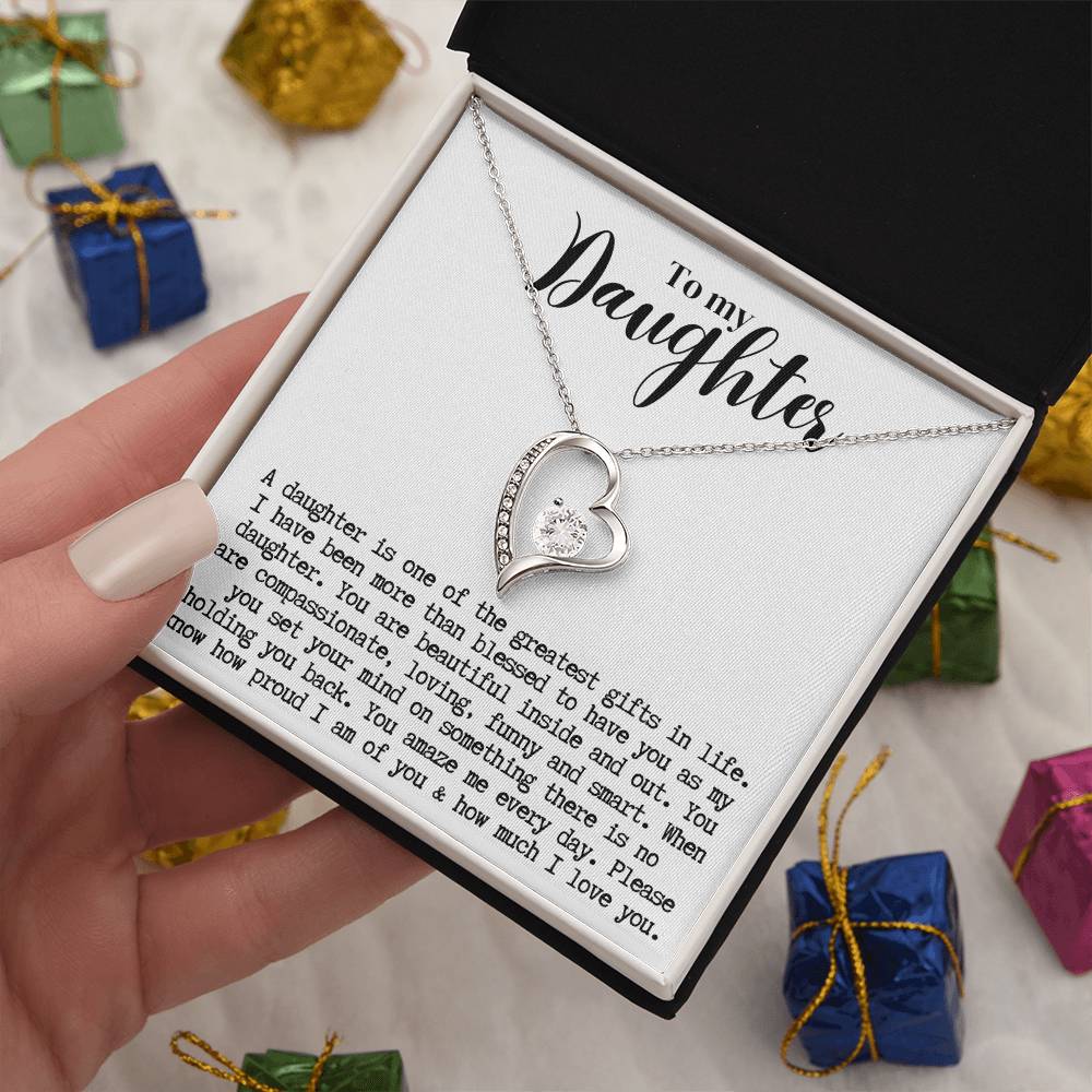 Daughter | Forever Love Necklace w/b