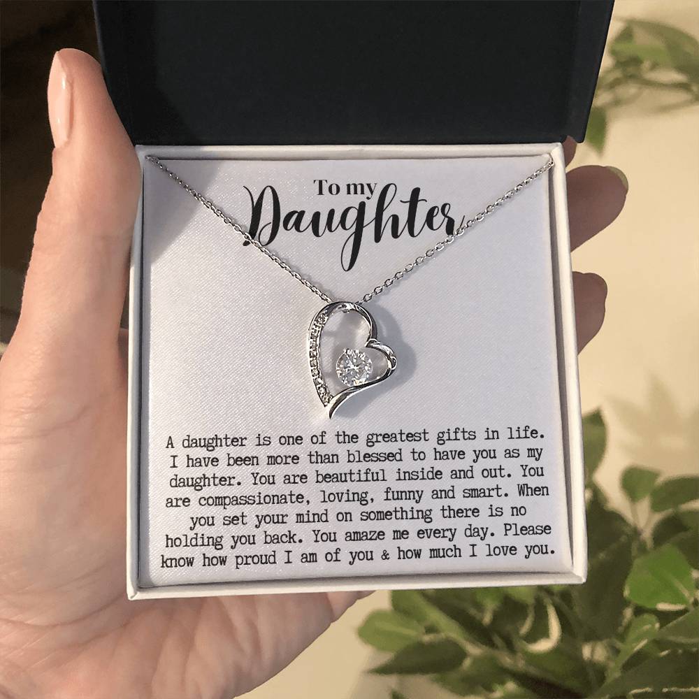 Daughter | Forever Love Necklace w/b