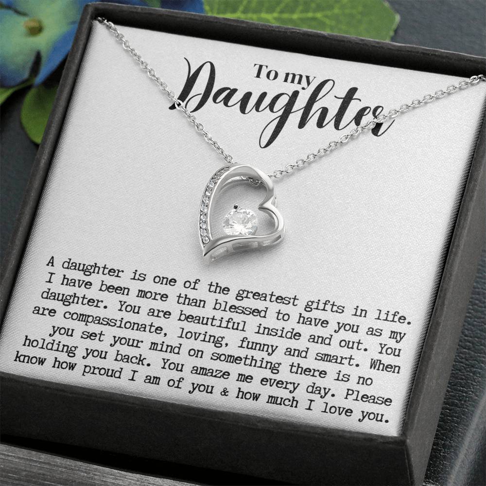 Daughter | Forever Love Necklace w/b