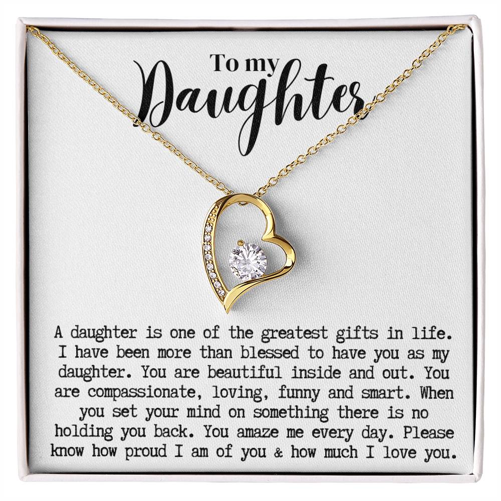 Daughter | Forever Love Necklace w/b