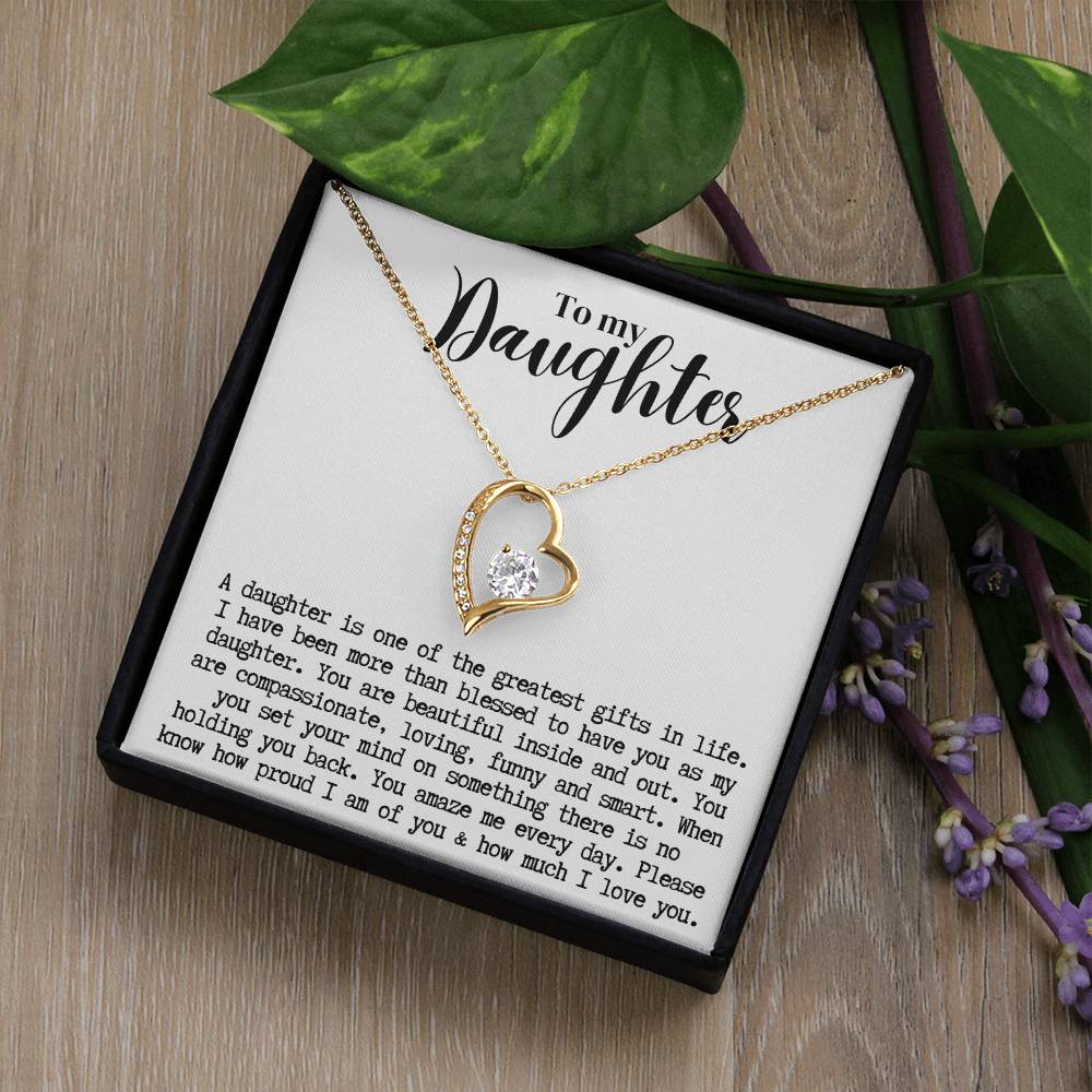 Daughter | Forever Love Necklace w/b