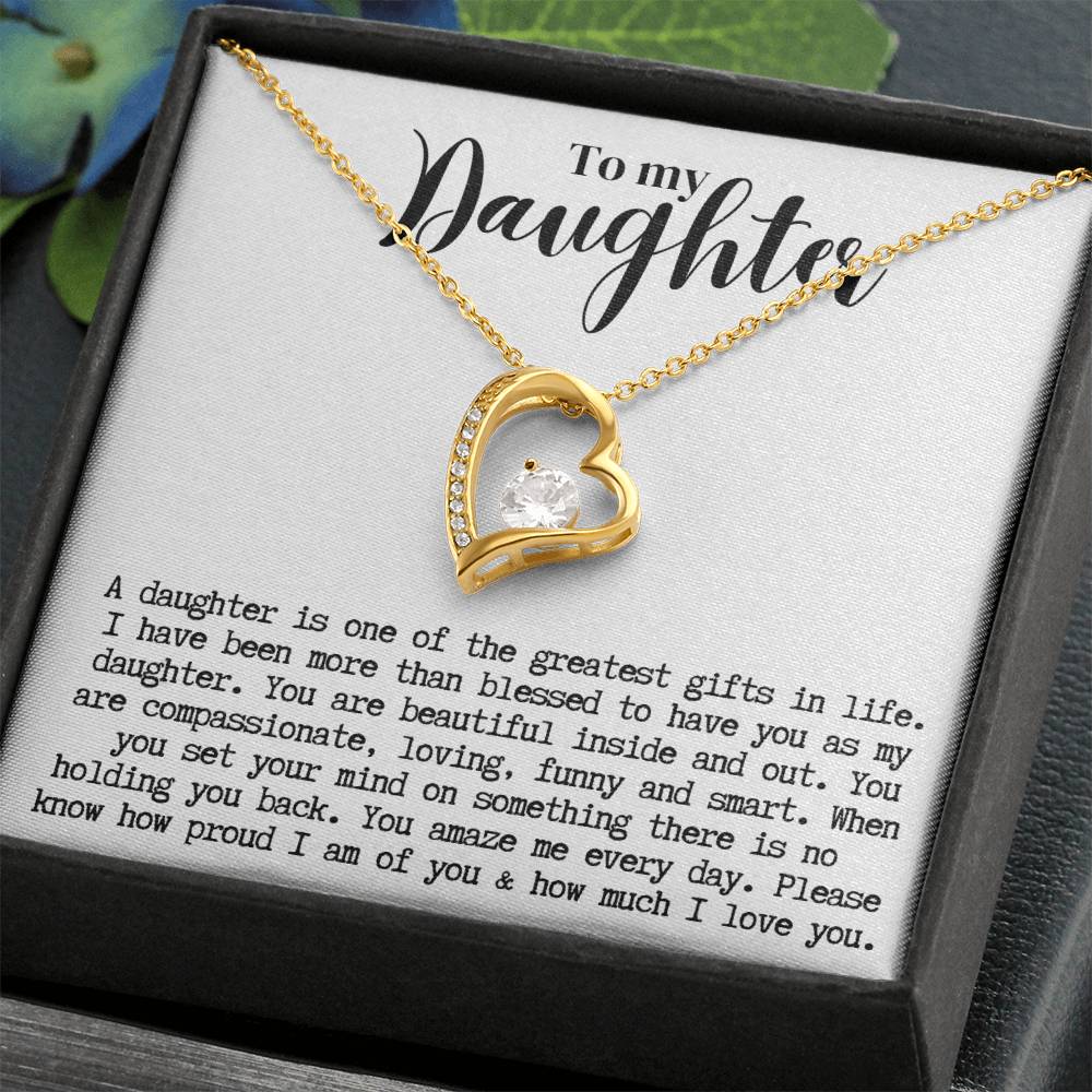Daughter | Forever Love Necklace w/b