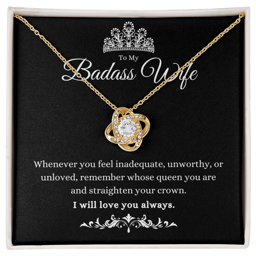 Badass Wife | Love Knot Necklace - BBG