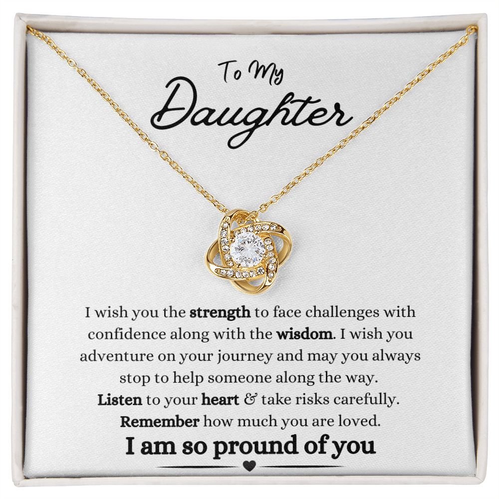My Daughter | Love Knot Necklace