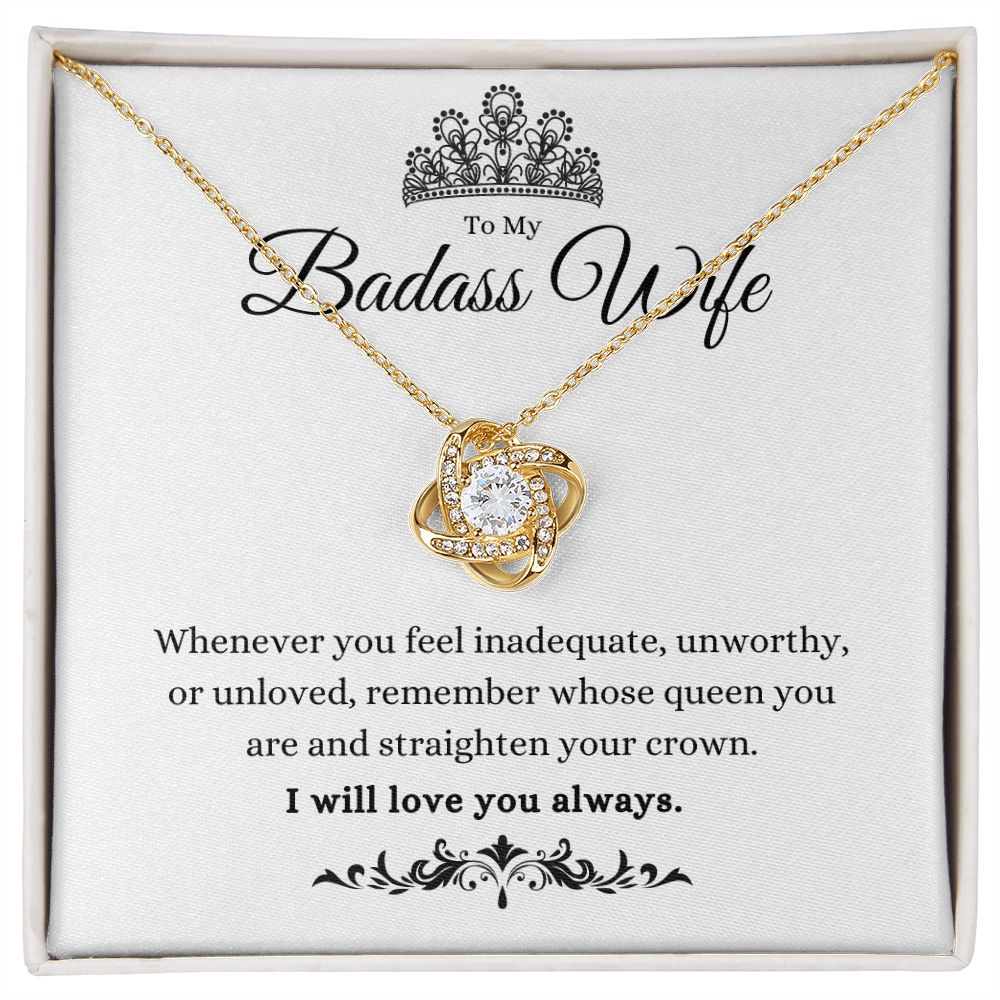 Badass Wife | Love Knot Necklace