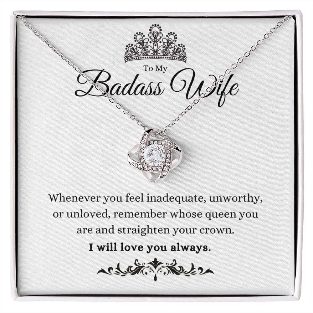 Badass Wife | Love Knot Necklace