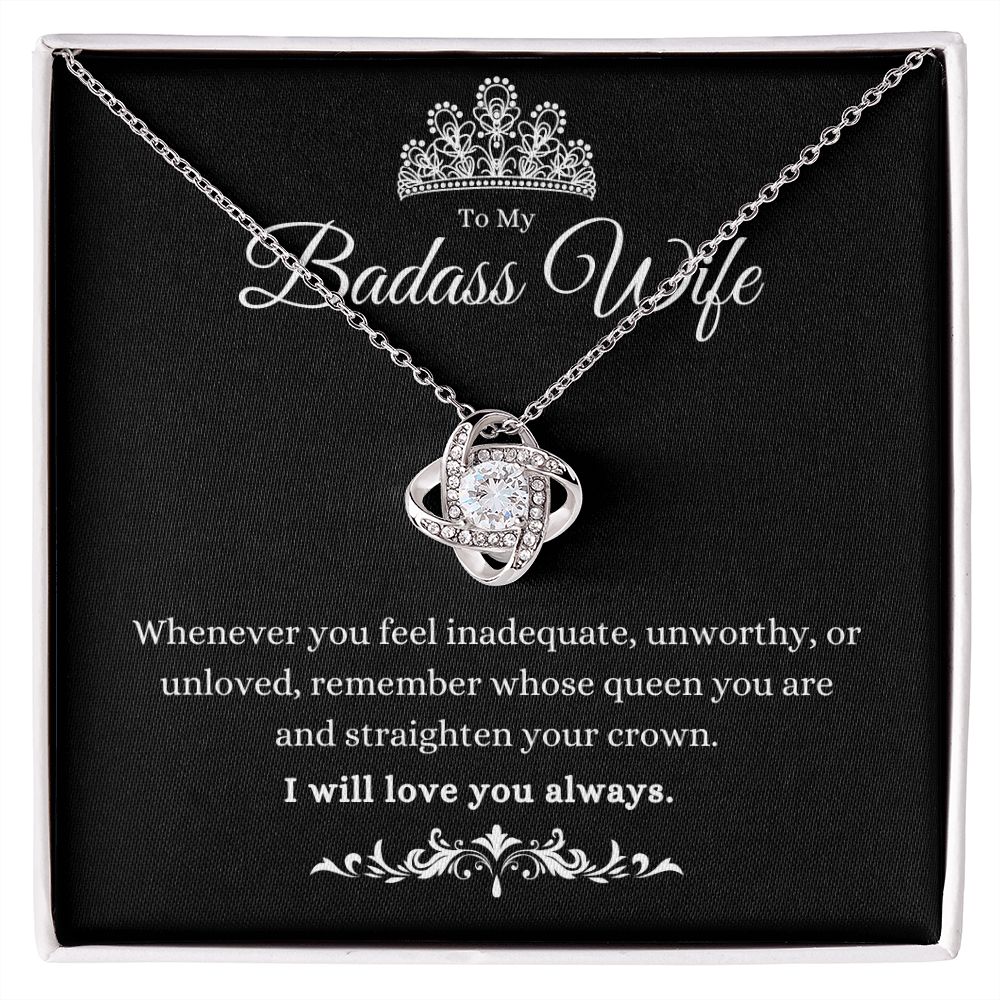 Badass Wife | Love Knot Necklace - BBG