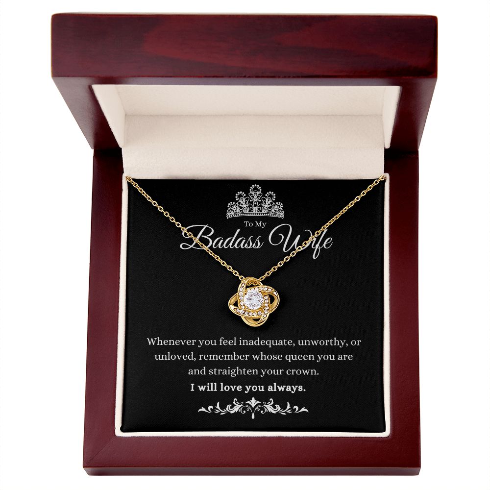 Badass Wife | Love Knot Necklace - BBG