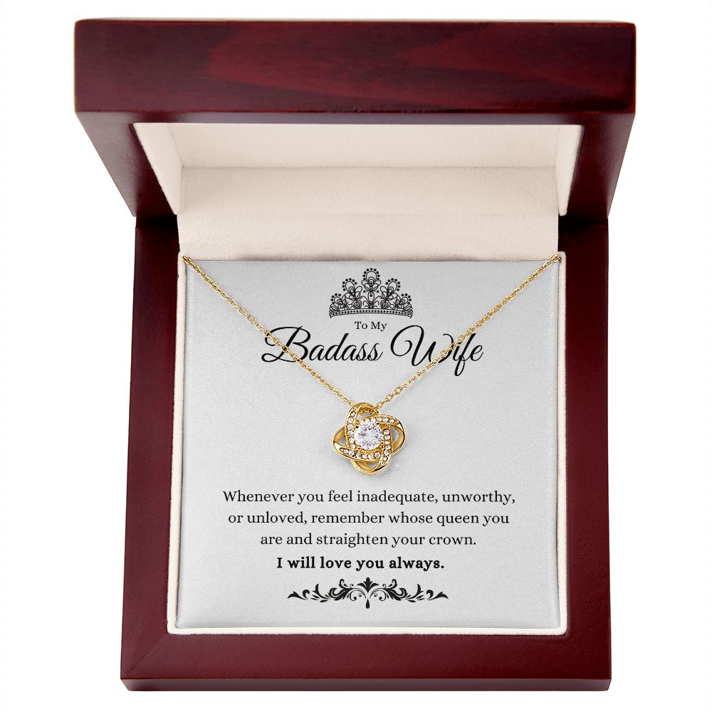 Badass Wife | Love Knot Necklace