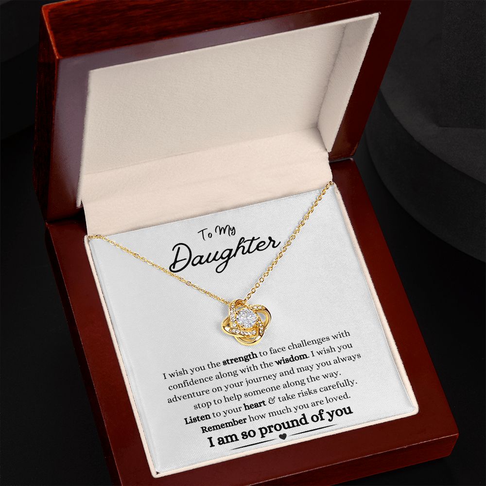 My Daughter | Love Knot Necklace