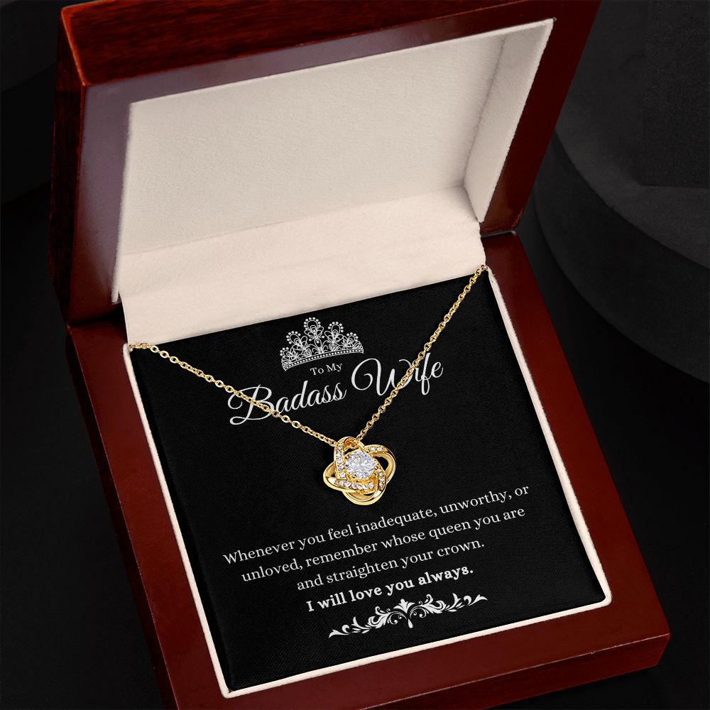Badass Wife | Love Knot Necklace - BBG
