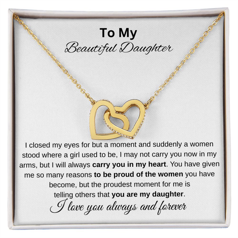 Beautiful Daughter | Interlocking Hearts