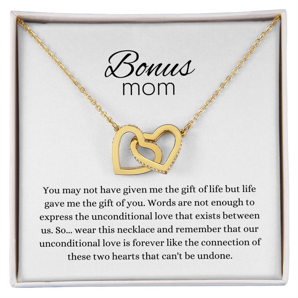 Bonus Mom | Interlocking Hearts necklace