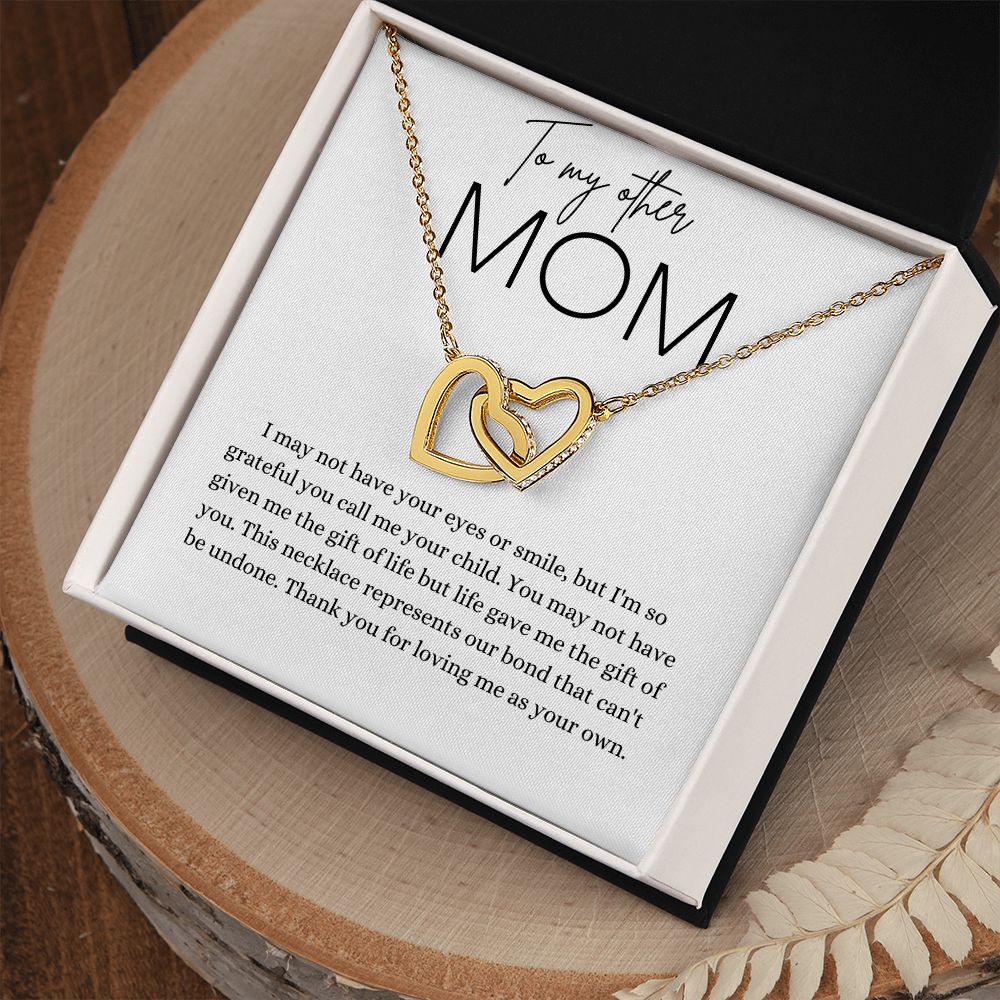 To My Other Mom | Interlocking Heart Necklace