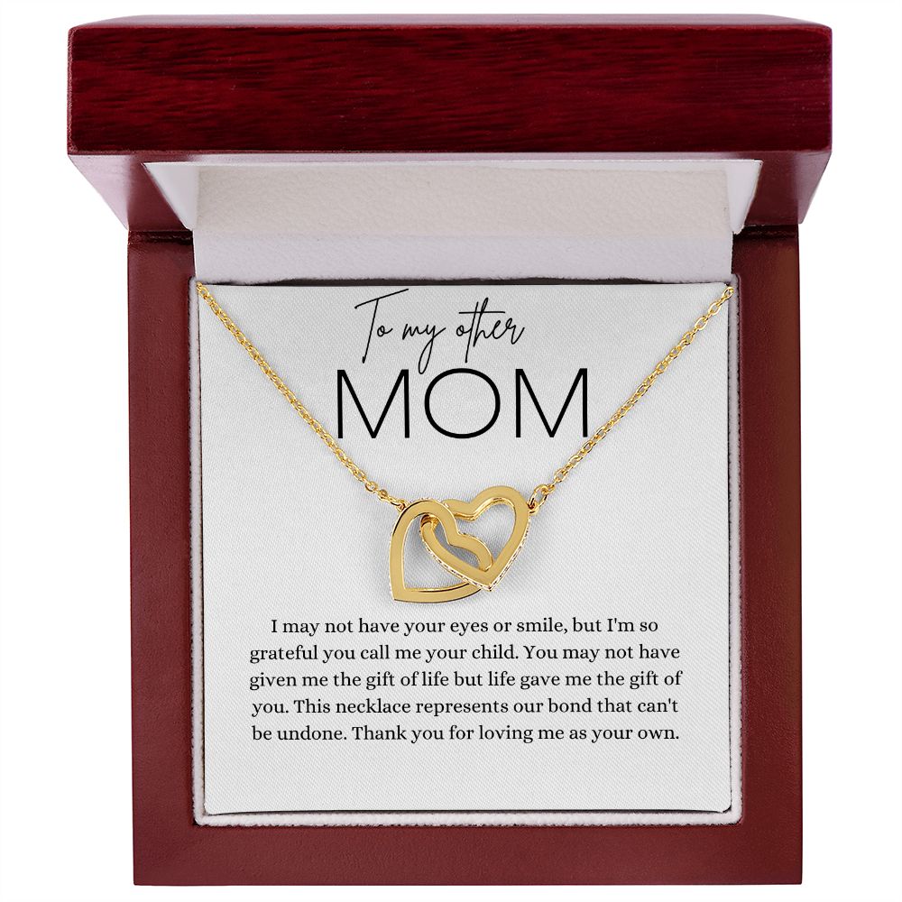 To My Other Mom | Interlocking Heart Necklace