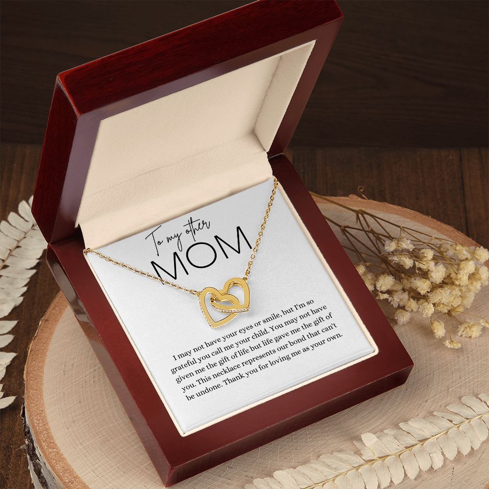 To My Other Mom | Interlocking Heart Necklace