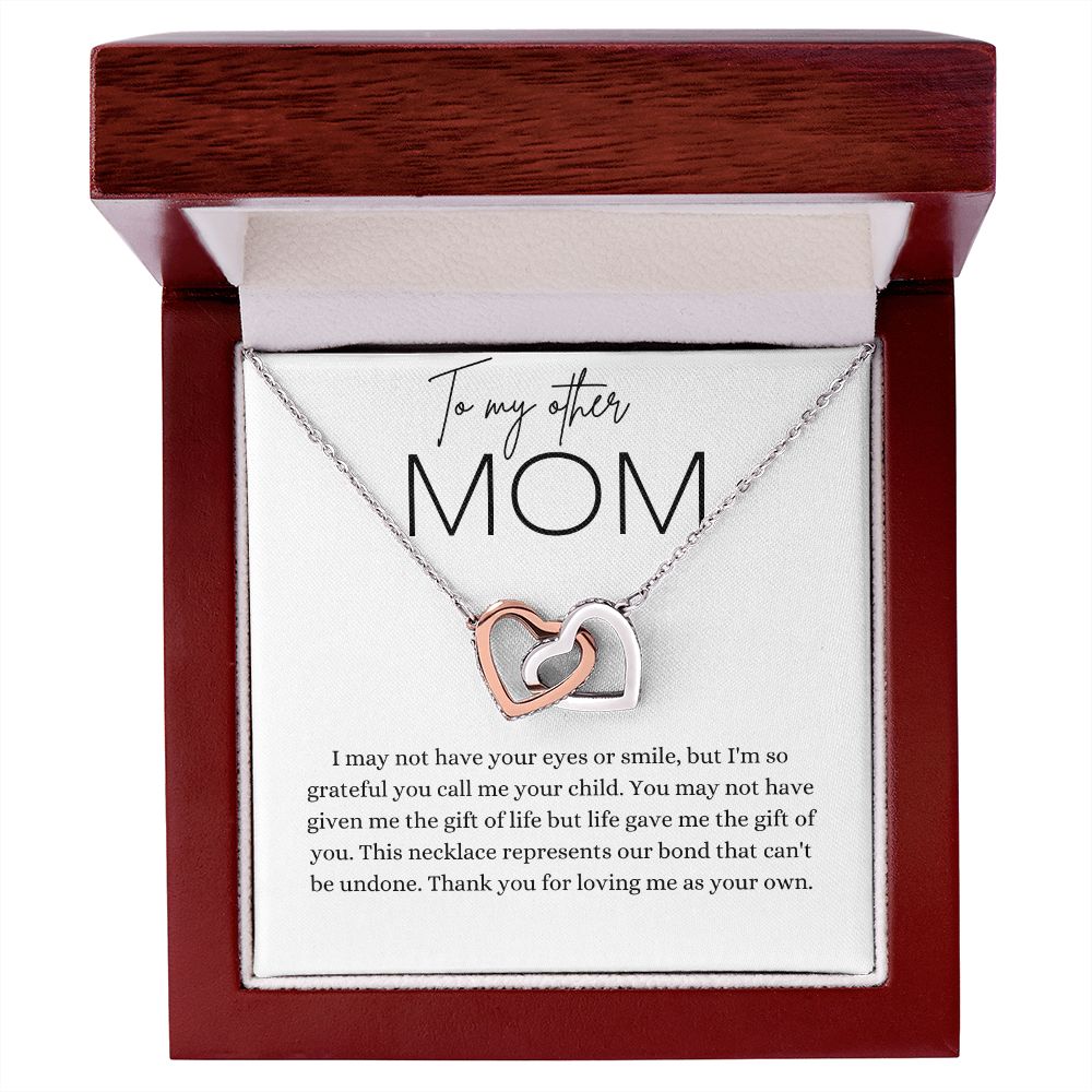 To My Other Mom | Interlocking Heart Necklace