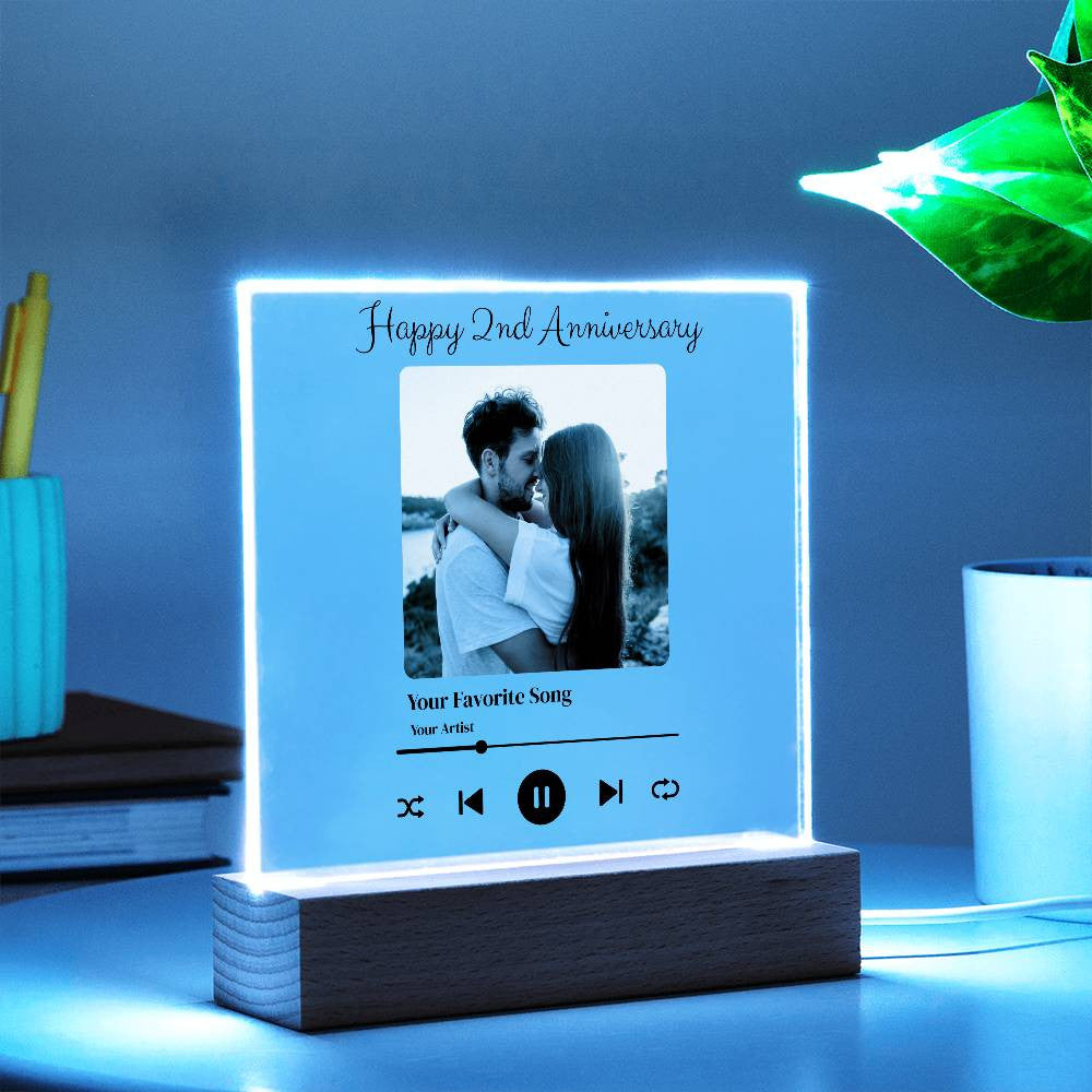 Anniversary song Acrylic Square Plaque