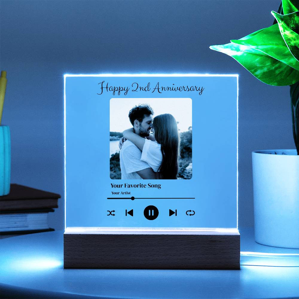 Anniversary song Acrylic Square Plaque