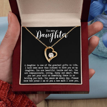 Daughter | Forever Love Necklace b/w