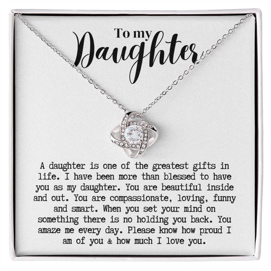 Daughter | Love Knot Necklace