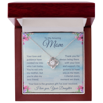 To My Amazing Mom | Love Knot Necklace