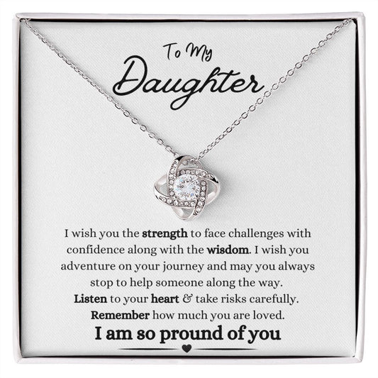 My Daughter | Love Knot Necklace