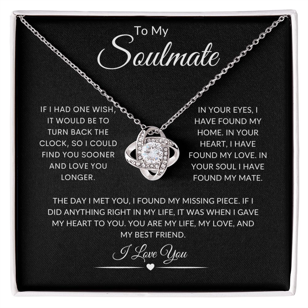 My Soulmate | Love Knot Necklace