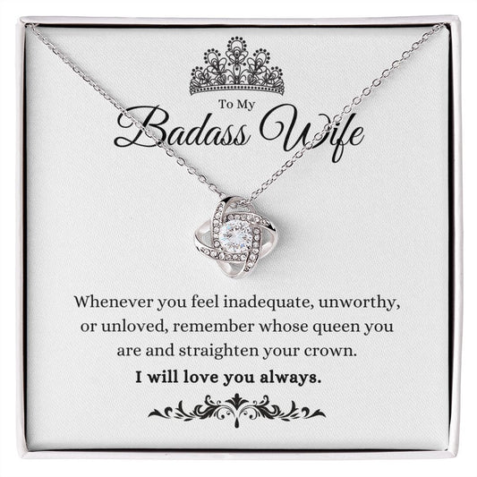 Badass Wife | Love Knot Necklace
